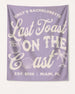 Last toast on the coast - text Banner Orchid