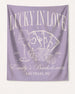 Lucky In Love Wine Cards Banner Orchid