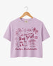 With Love from Key West Crop Top Key West party shirt for destination trips, beach weekends, and bachelorette celebrations