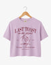 Last Toast on The Slopes Martini Crop Top Orchid