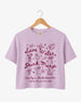 Save Water Drink Margs Crop Top Orchid