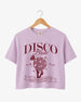 Dancing Queen, Disco Bride Crop Top Orchid
