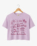 With Love from The Bahamas Crop Top Orchid
