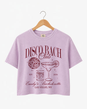 Disco Bach Club Crop Top Orchid