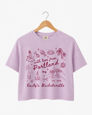 With Love from Portland Crop Top Orchid