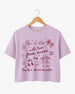 With Love from Miami Crop Top Orchid