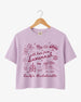 With Love from Savannah Crop Top Orchid