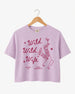 Custom Wild Wild Wife boxy tee with western inspired bride design for last rodeo parties
