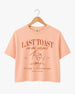 Last Toast on The Slopes Martini Crop Top Peachy