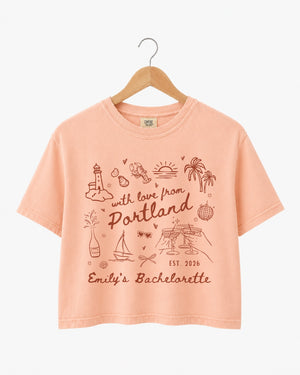 With Love from Portland Crop Top Peachy