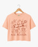 With Love from Nashville Crop Top Peachy
