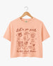 Let's Go Girls Cowgirl Party Crop Top Peachy