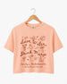 Save Water Drink Margs Crop Top Peachy