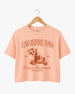 Vino Before Vows Crop Top Peachy