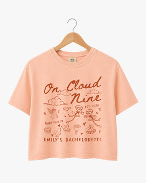 On Cloud Nine Crop Top Peachy