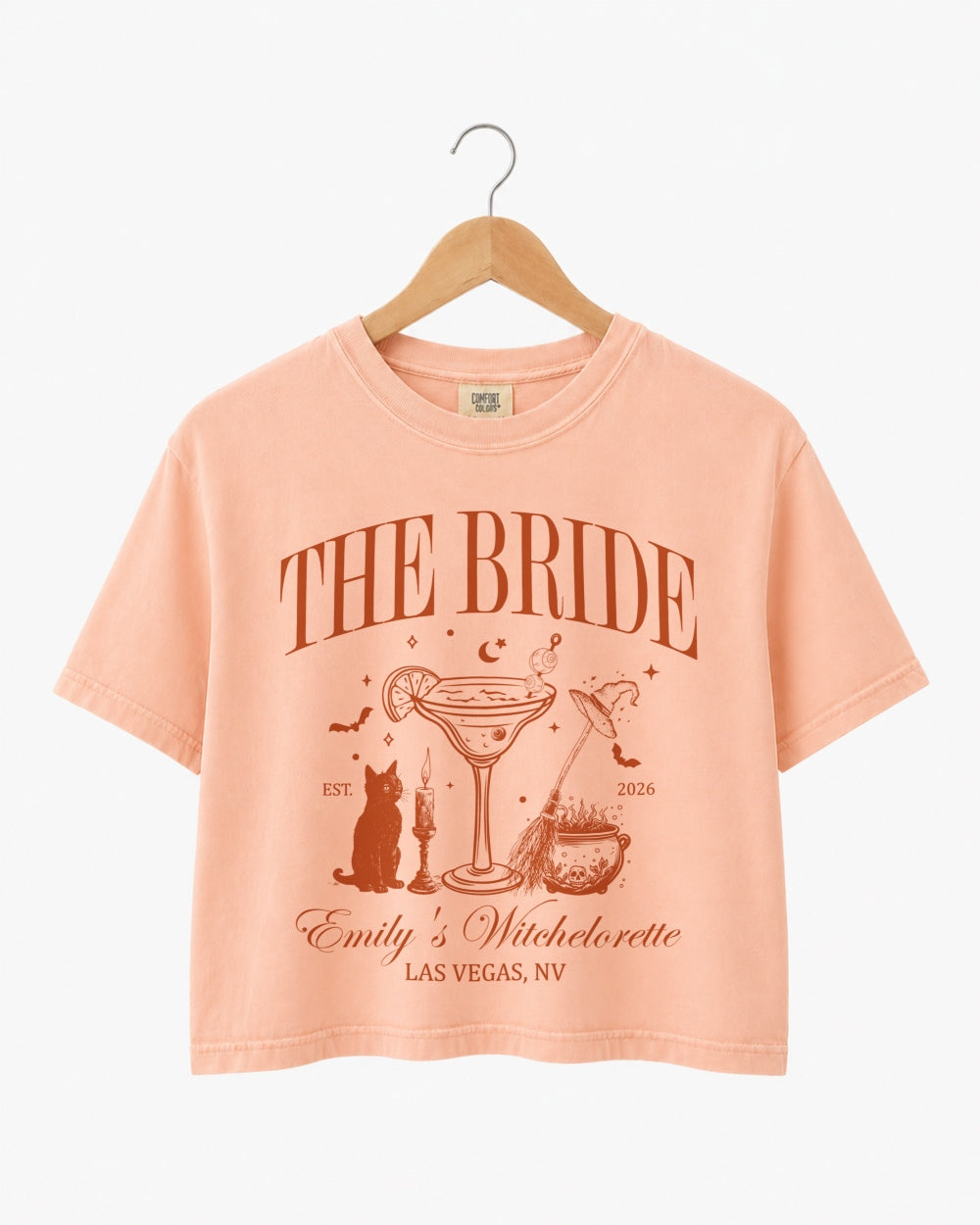 The Bride The Coven Crop Top Peachy