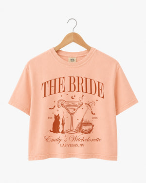 The Bride The Coven Crop Top Peachy