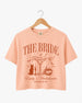 The Bride The Coven Crop Top Peachy