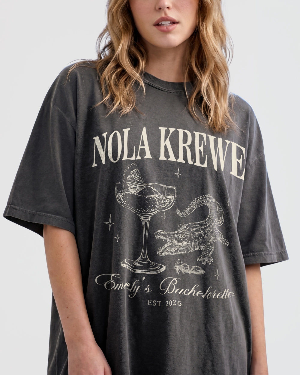 Nola Krewe, Nola Bride T-Shirt Pepper