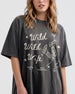 Bachelorette weekend tee with vintage illustration script lettering and Wild Wild Wife theme. Perfect for the bride and her crew at a girls trip, bar crawl, or destination party weekend.