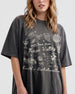 Bachelorette weekend tee for a Napa Valley wine trip, whimsical sketch-style art with vineyard illustrations. Bride name, year, and destination customizable for the whole crew.