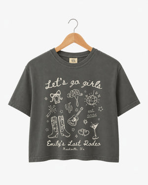 Let's Go Girls Cowgirl Party Crop Top Pepper