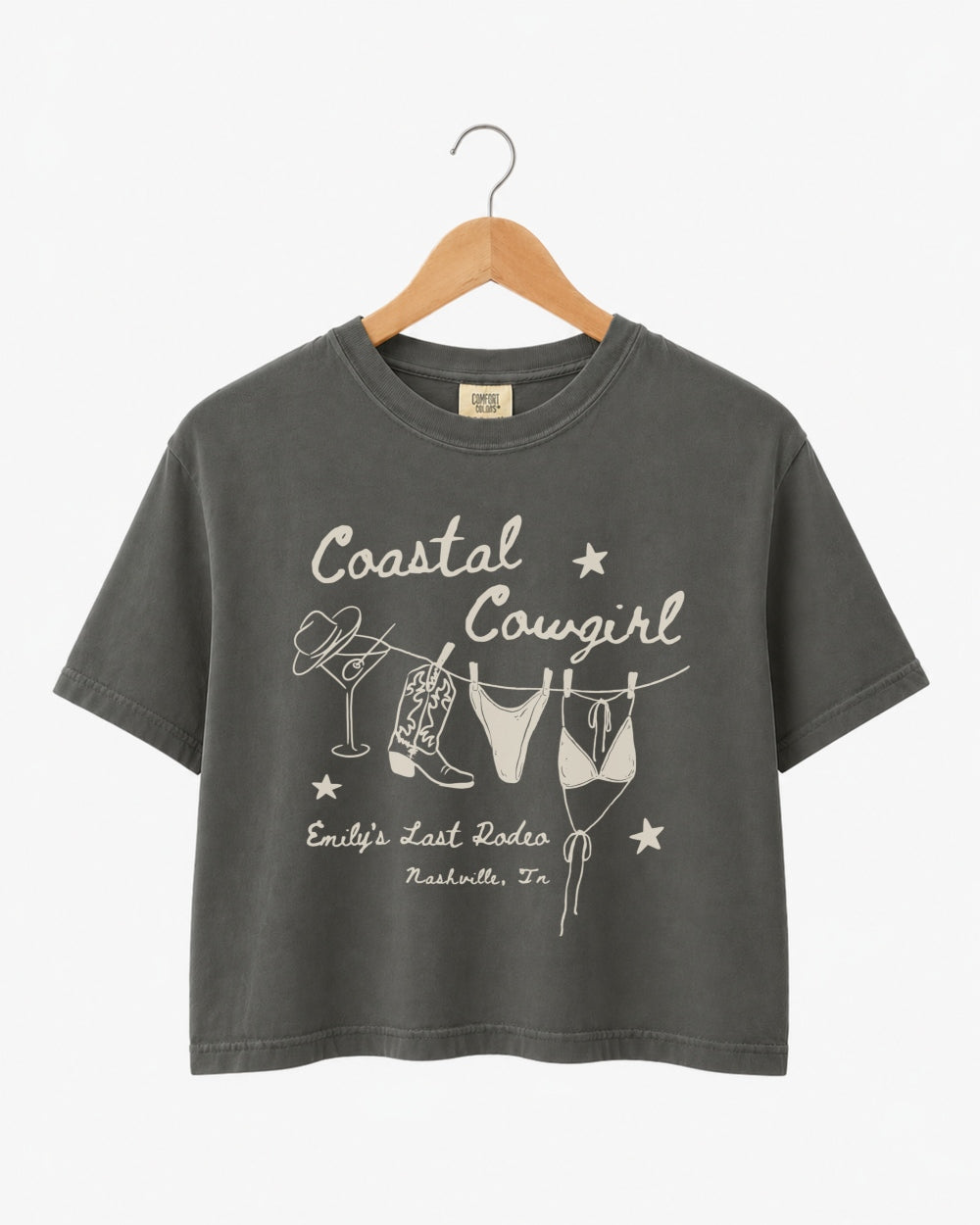 Coastal Cowgirl Crop Top Pepper