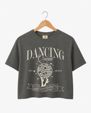 Dancing Queen, Disco Bride Crop Top Pepper