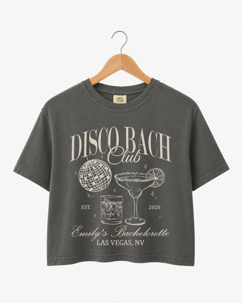 Disco Bach Club Crop Top Pepper