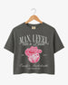 Man, I Feel Like A Bride & Let's Go Girls Disco Crop Top Pepper