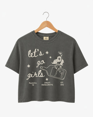 Let's Go Girls Cowgirl Bottle Crop Top Pepper