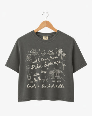 With Love from Palm Springs Crop Top Pepper