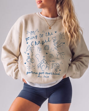Going To The Chapel Sweatshirt Sand