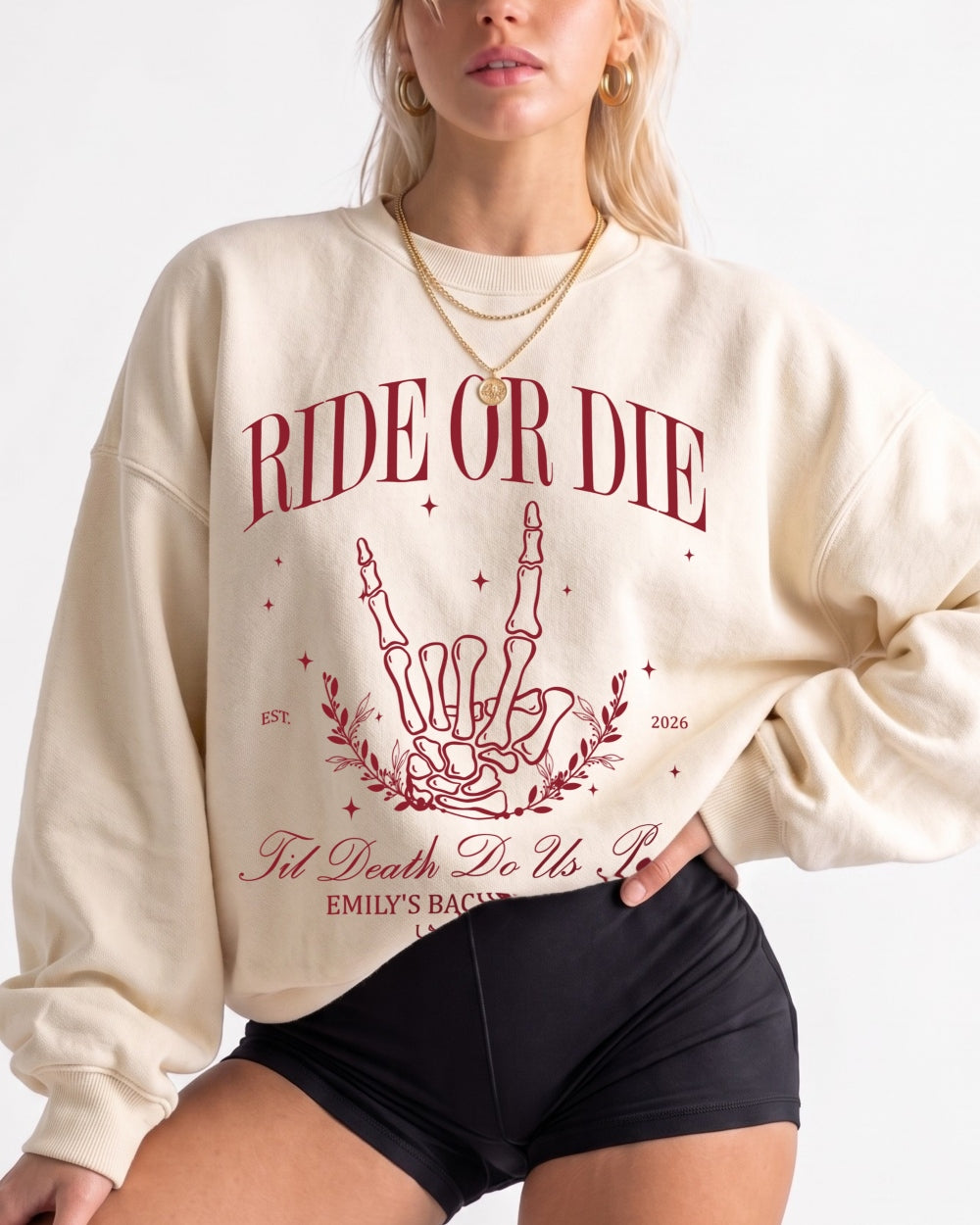 Bride or Die, Ride or Die Sweatshirt