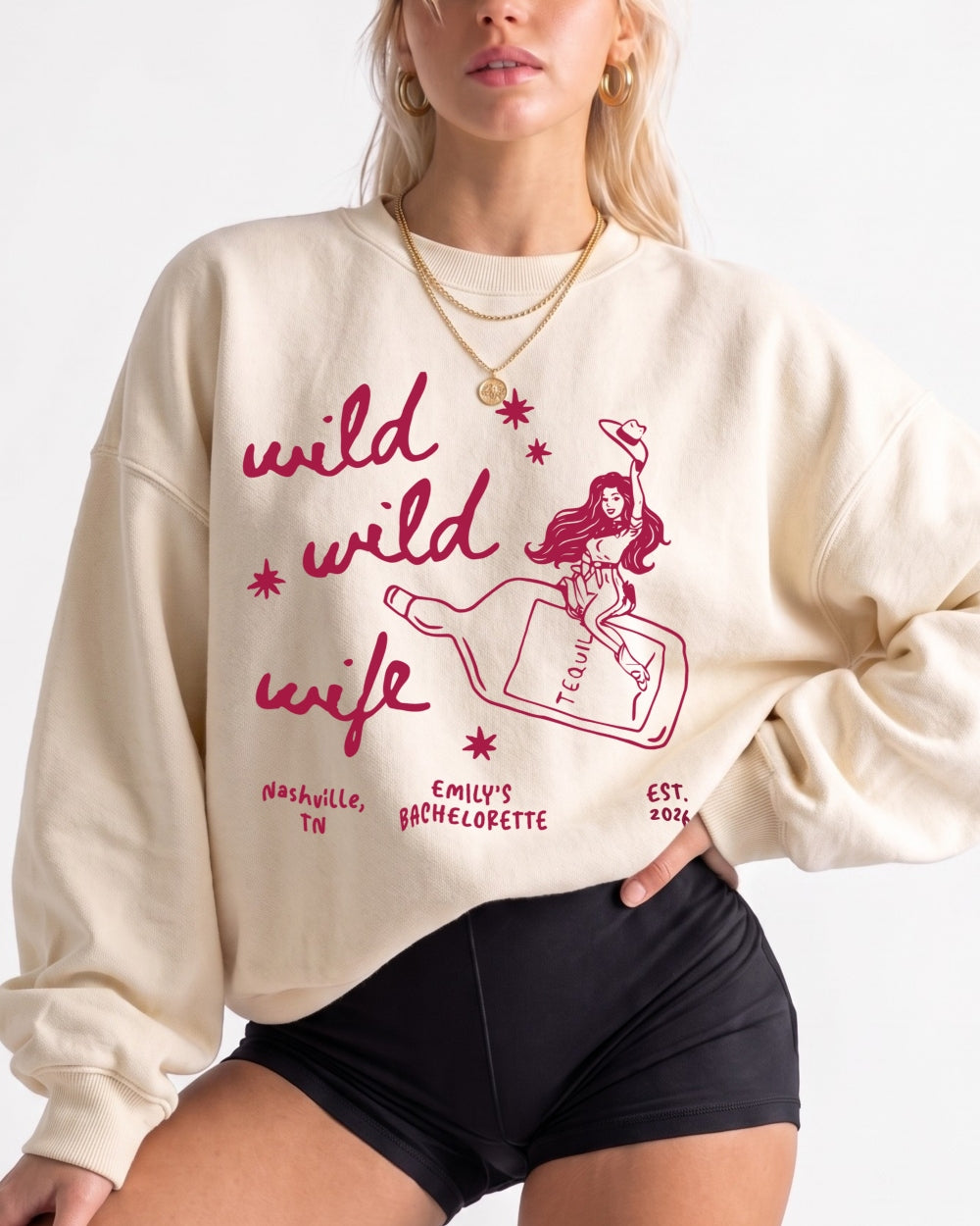 Wild Wild Wife Cowgirl Tequila Sweatshirt