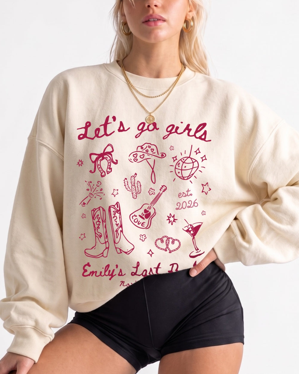 Let's Go Girls Cowgirl Party Sweatshirt