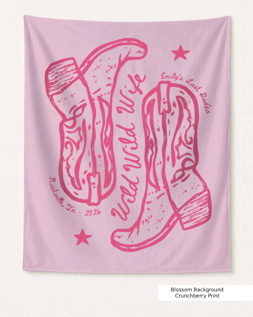 Wild Wild Wife Cowgirl Boots Banner