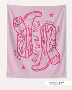 Wild Wild Wife Cowgirl Boots Banner