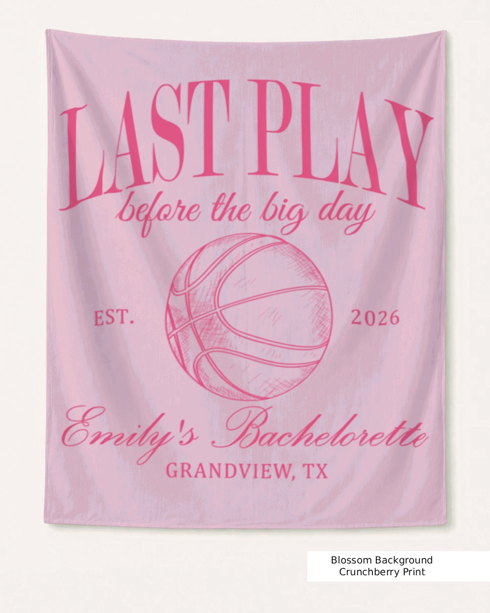 Last Play Before the Big Day - Basketball Banner