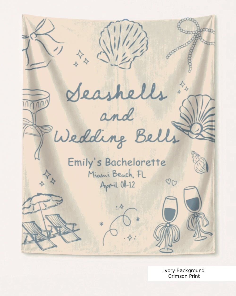 Seashells & Wedding Bells Banner