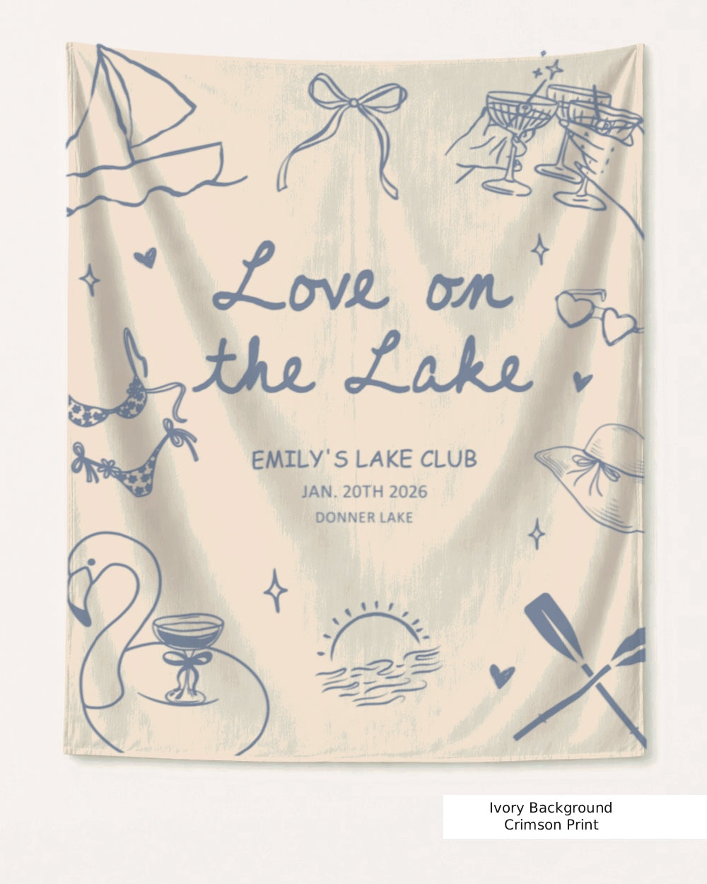 Love on the Lake Banner