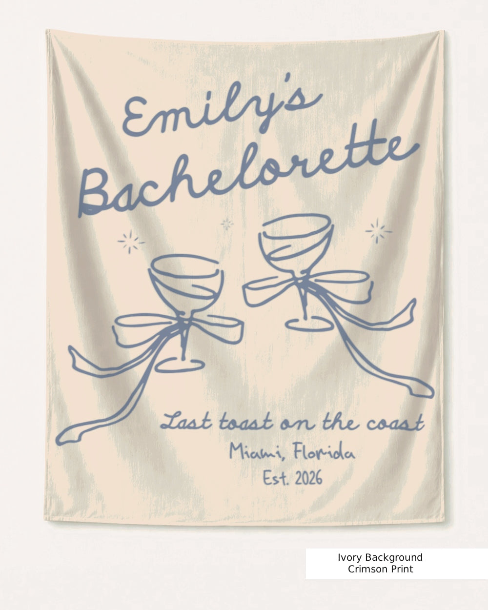 Last Toast on the Coast - Bow Cocktail Bach Banner