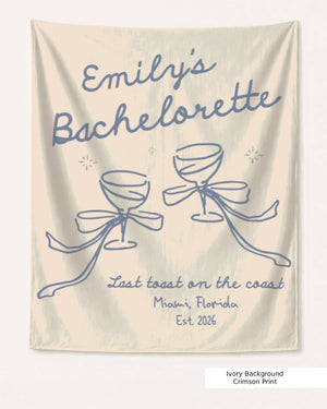 Last Toast on the Coast - Bow Cocktail Bach Banner