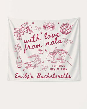 With Love from Nola Banner White