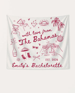With Love from The Bahamas Banner White