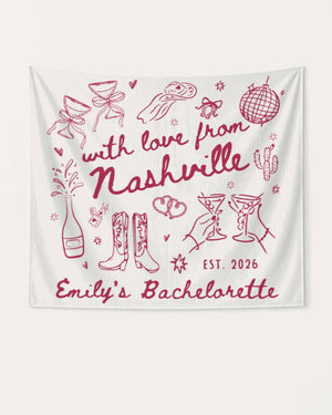 With Love from Nashville Banner White