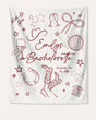 Let's Go Girls Disco Boots Banner White