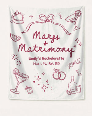 Margs & Matrimony Banner White