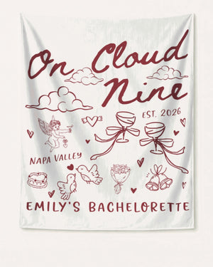 On Cloud Nine Banner White
