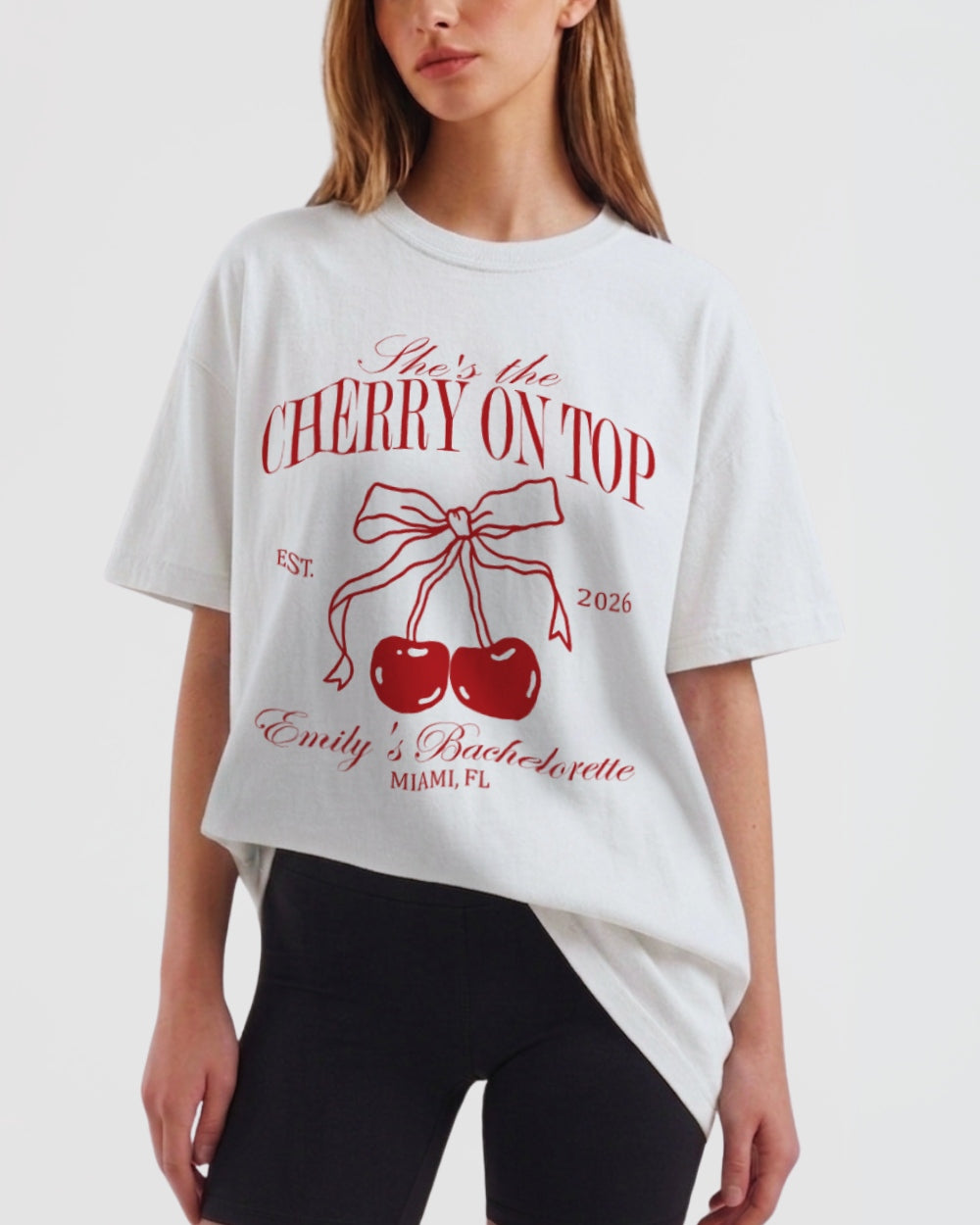 She's The Cherry On Top T-Shirt White